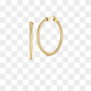 Hoop Earrings Png - Roberto Coin Primavera Earrings Clipart