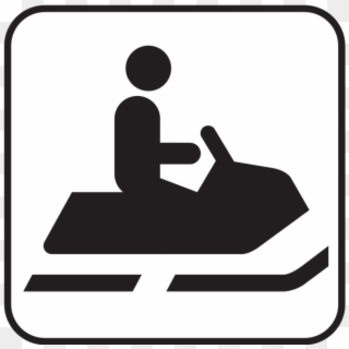 Snowmobile Safety Course - Snowmobile Symbol Clipart