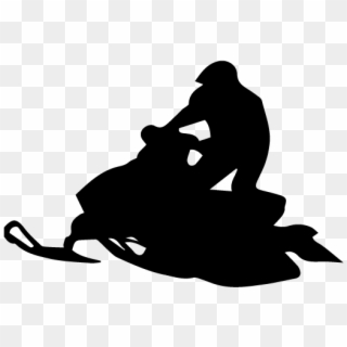 Lapland Activities Snowmobiles - Baby Silhouette Clipart