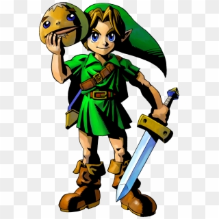 The Legend Of Zelda, Link Fan Art, Link Art, Japanese - Legend Of Zelda Majora's Mask Link Clipart
