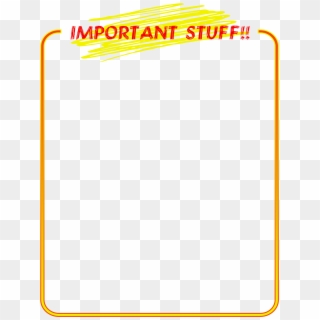 This Free Icons Png Design Of Important Stuff , Png - Important To Note Clipart Transparent Png