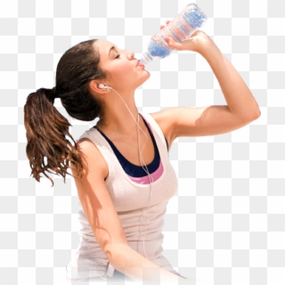 Being In Good Shape - Drinking Water Indian Man Clipart
