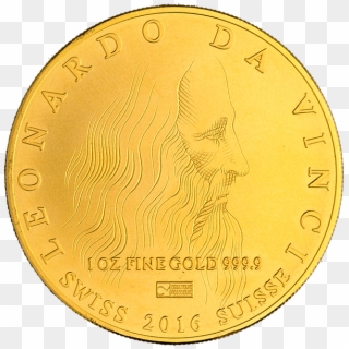 Da Vinci Gold Coin - Coin Clipart