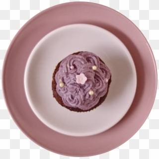 Pink Cupcake - Buttercream Clipart