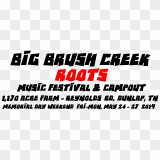 Big Brush Creek Logo - Poster Clipart
