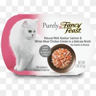My Cat Thoroughly Enjoyed It - Fancy Feast Purely Cat Food Clipart