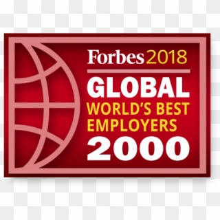 Forbes 2018 World's Best Employers Official Badge - Forbes 2018 Global 2000 Clipart