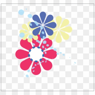 Flower Retro Flora - ย้อน ยุค Png Clipart