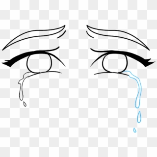 Tears Really Easy Drawing Tutorial Step - Easy Tear Drop Drawing Clipart