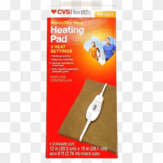 Cvs Health Moist/dry Electric Heating Pad 3 Heat Settings - Cvs Health Clipart