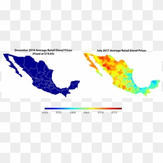 Deregulation - Modern Map Of Mexico Clipart