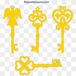 Vintage Old Key Free Svg Image - Key Silhouette Old Clipart