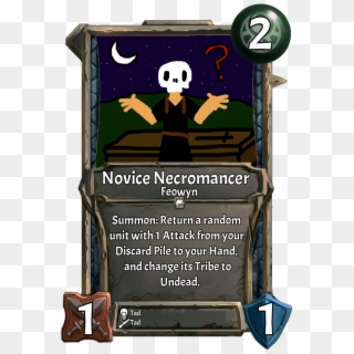 [card] Novice Necromancer - Cartoon Clipart