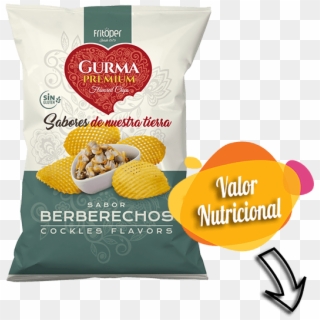 Patatas Sabor Berberecho Gurma Premium - Pajitas Snacks Clipart