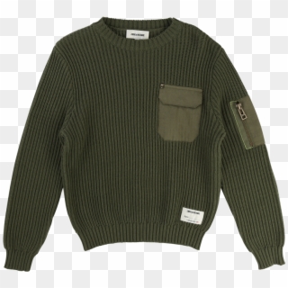 Zadig & Voltaire Kids Andie Army Jumper - Cardigan Clipart