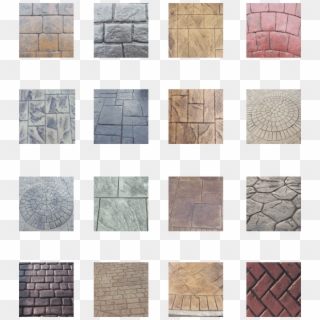 Picture - Different Types Of Stamped Concrete Clipart