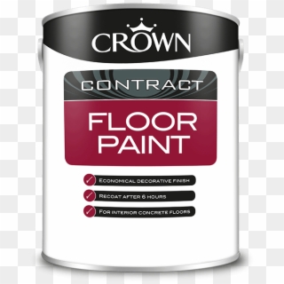 Crown Contract Floor Paint Is A Quick Drying, Economical - Cosmetics Clipart