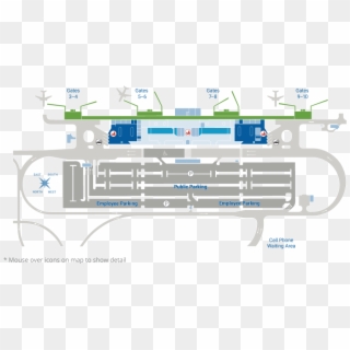 Lihue Airport Honolulu Airport Rental Car Map Clipart
