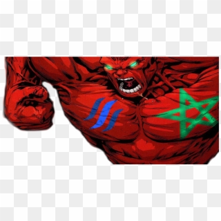 @steemorocco @hdmed Banner - Hulk Red Clipart