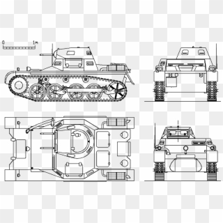 Panzer I A Plans - Plans Clipart