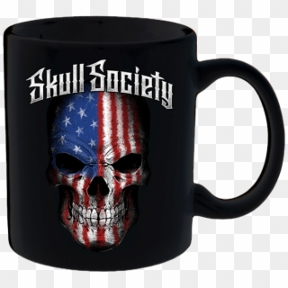 Skull Society Stars & Stripes Mug - Beer Stein Clipart