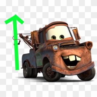 High Quality Tow Mater Upvote Blank Meme Template - Rusty Truck From Cars Clipart
