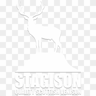 White Stagison Logo Of A Stag , Png Download - Photoshop Sasi Digital Art Clipart