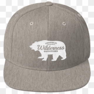 Grizzly Bear Snapback Hat - Baseball Cap Clipart