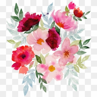 Floral Print Png - Flower Picture To Print Clipart