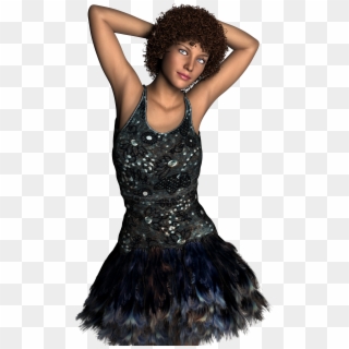 Dancer 3d Model Render Woman 961619 - 3d Model Animated Cartoon Black Girl Clipart