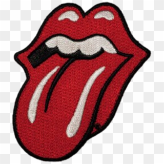 Patch Sticker - Rolling Stones Logo Patch Clipart