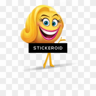 Smiler Emoji Movie Character - Jenna Marbles Fan Art Clipart