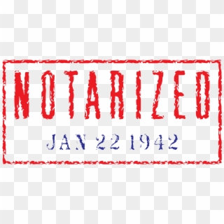 This Free Icons Png Design Of "notarized" Stamp - Moldura Carimbo Png Clipart