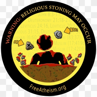Stoning Png - Atheist Patches Clipart
