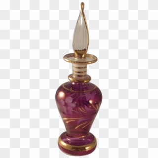 Vintage Hand Blown Egyptian Perfume Bottle~$25 - Brass Clipart