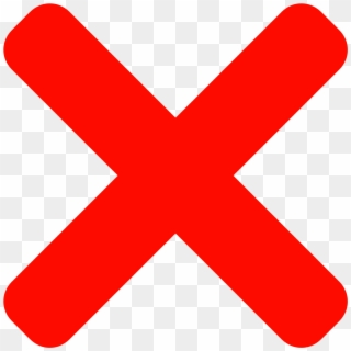 Not Allowed , Png Download - Cross Round Clipart