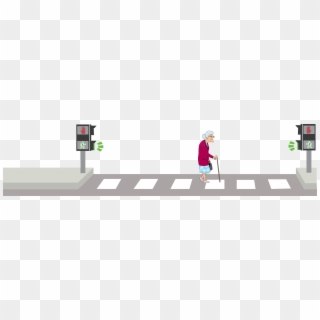 Self-organizing Pedestrian Traffic Lights - Pedestrian Traffic Light Png Clipart