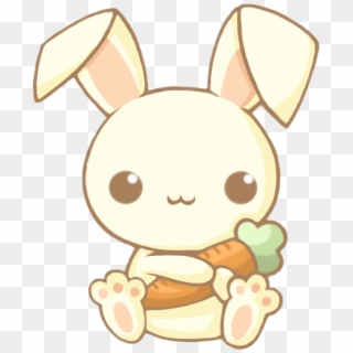 #cute #kawaii #bunny #rabbit #carrot #chibi #animals - Kawaii Bunny Clipart
