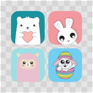 Cute Animals Kawaii Stickers Bundle On The App Store - Cartoon Clipart