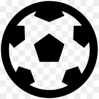 Soccer Ball Png Icon - Football Flat Icon Clipart