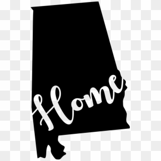 Alabama Home - Calligraphy Clipart