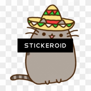 Pusheen Taco , Png Download - Pusheen Cat Mexican Clipart