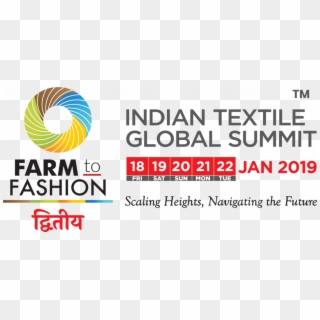 Farm To Fashion Layout - Indian Textile Global Summit 2019 Clipart