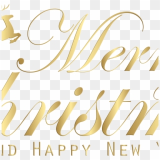 Merry Christmas 2018 Png With And Happy New Year Png - Merry Christmas And Happy New Year Png Clipart