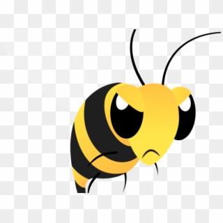 Bumblebee Clipart Mean To Bee - Angry Bee Transparent - Png Download