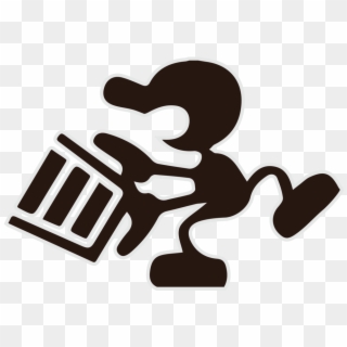 Game & Watch Png - Mr Game & Watch Bucket Clipart
