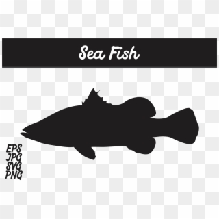 Sea Fish Silhouette Svg Vector Image Graphic By Arief - Bony-fish Clipart