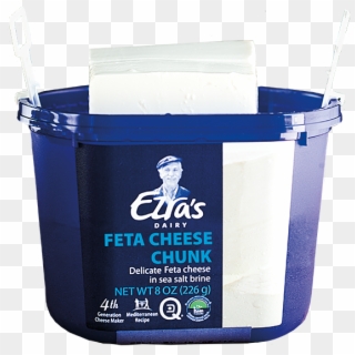 Ezra's Feta Cheese - Cubed Feta In Brine Clipart