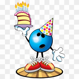 Parties - Bowling Ball Happy Birthday Clipart