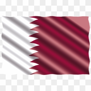 International, Flag, Qatar - Bendera Qatar Clipart